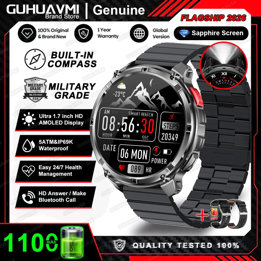 Adimerah T-Rex3 Pro GPS AMOLED Smart Watch