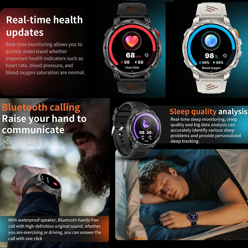 Adimerah T-Rex3 Ultra Military Smart Watch