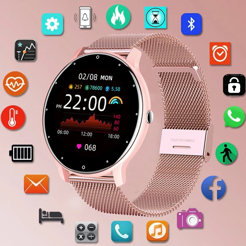 Adimerah Bluetooth Calling Smart Watch -LIGE Waterproof -Android IOS