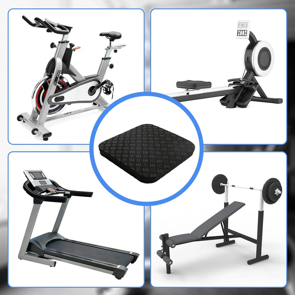 Adimerah Comfort Desk 6Pcs Silicone Treadmill Mats