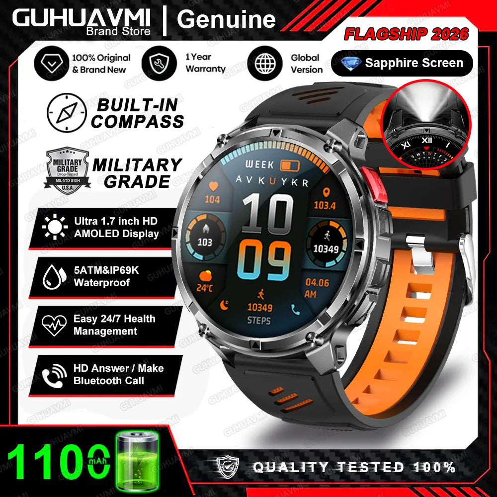 Adimerah T-Rex3 Pro GPS AMOLED Smart Watch