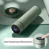 Adimerah LED Smart Bottle – 500ML Stainless Steel Vacuum Insulated Thermos with Temperature Display