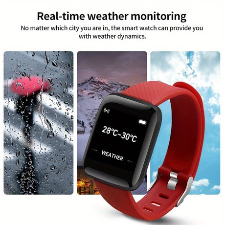 Adimerah Fitness Tracker Smart Watch for Men Women Supports Android IOS