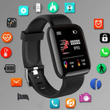 Adimerah Fitness Tracker Smart Watch for Men Women Supports Android IOS