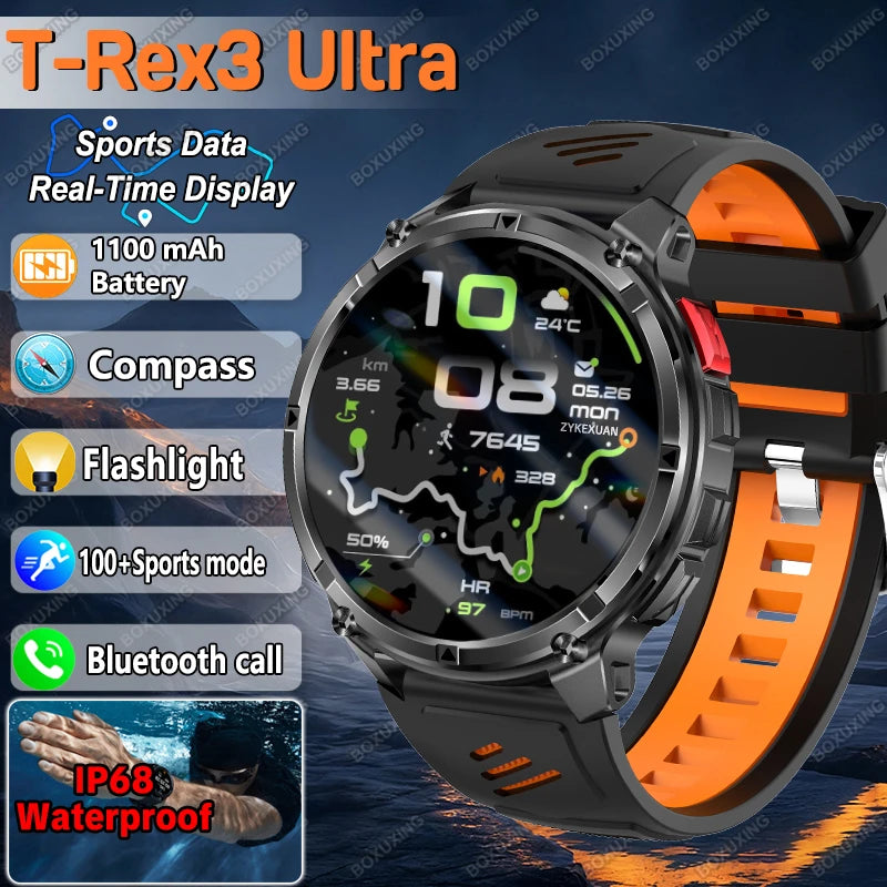 Adimerah T-Rex3 Ultra Military Smart Watch