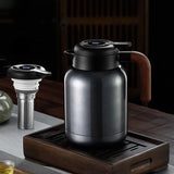 Adimerah Premium Smart Thermos – 316 Stainless Steel Vacuum Bottle with LED Temperature Display & Tea Strainer