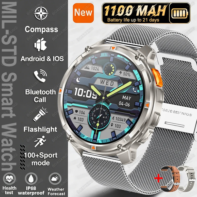 Adimerah T-Rex3 Ultra Military Smart Watch