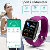 Adimerah Fitness Tracker Smart Watch for Men Women Supports Android IOS