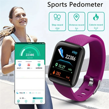 Adimerah Fitness Tracker Smart Watch for Men Women Supports Android IOS