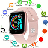 Adimerah Fitness Tracker Smart Watch for Men Women Supports Android IOS