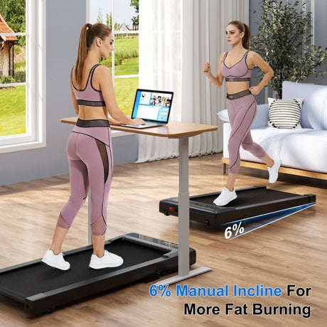 Adimerah Compact Walking Pad Foldable Treadmill For Home/Office 2.5HP Motor.