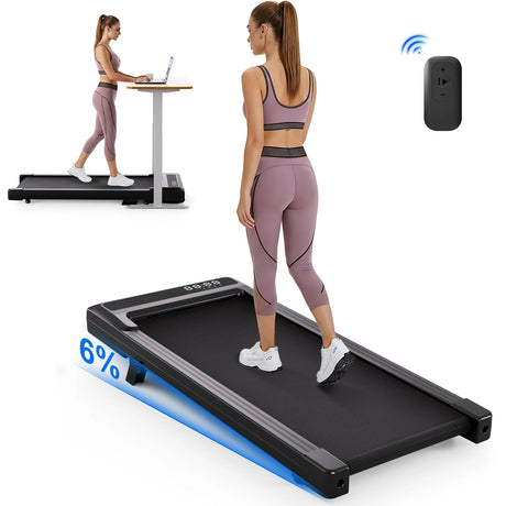 Adimerah Compact Walking Pad Foldable Treadmill For Home/Office 2.5HP Motor.