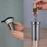 Adimerah Premium Smart Thermos – 316 Stainless Steel Vacuum Bottle with LED Temperature Display & Tea Strainer