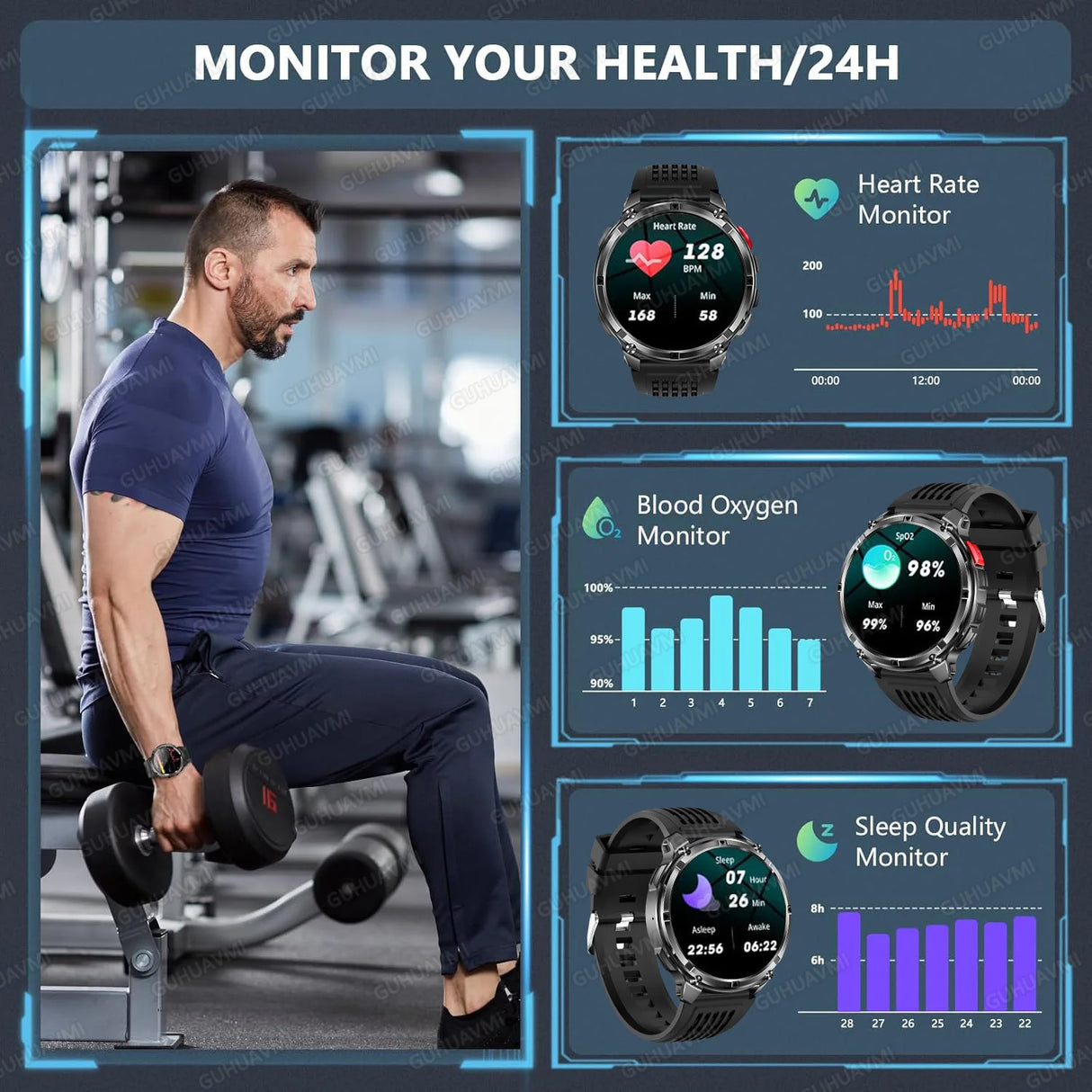 Adimerah T-Rex3 Pro GPS AMOLED Smart Watch
