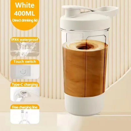 Adimerah  Mini USB Portable Automatic Stirring Blender 650ml Multipurpose