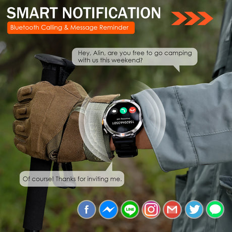 Adimerah KE3 GPS - AMOLED Smartwatch
