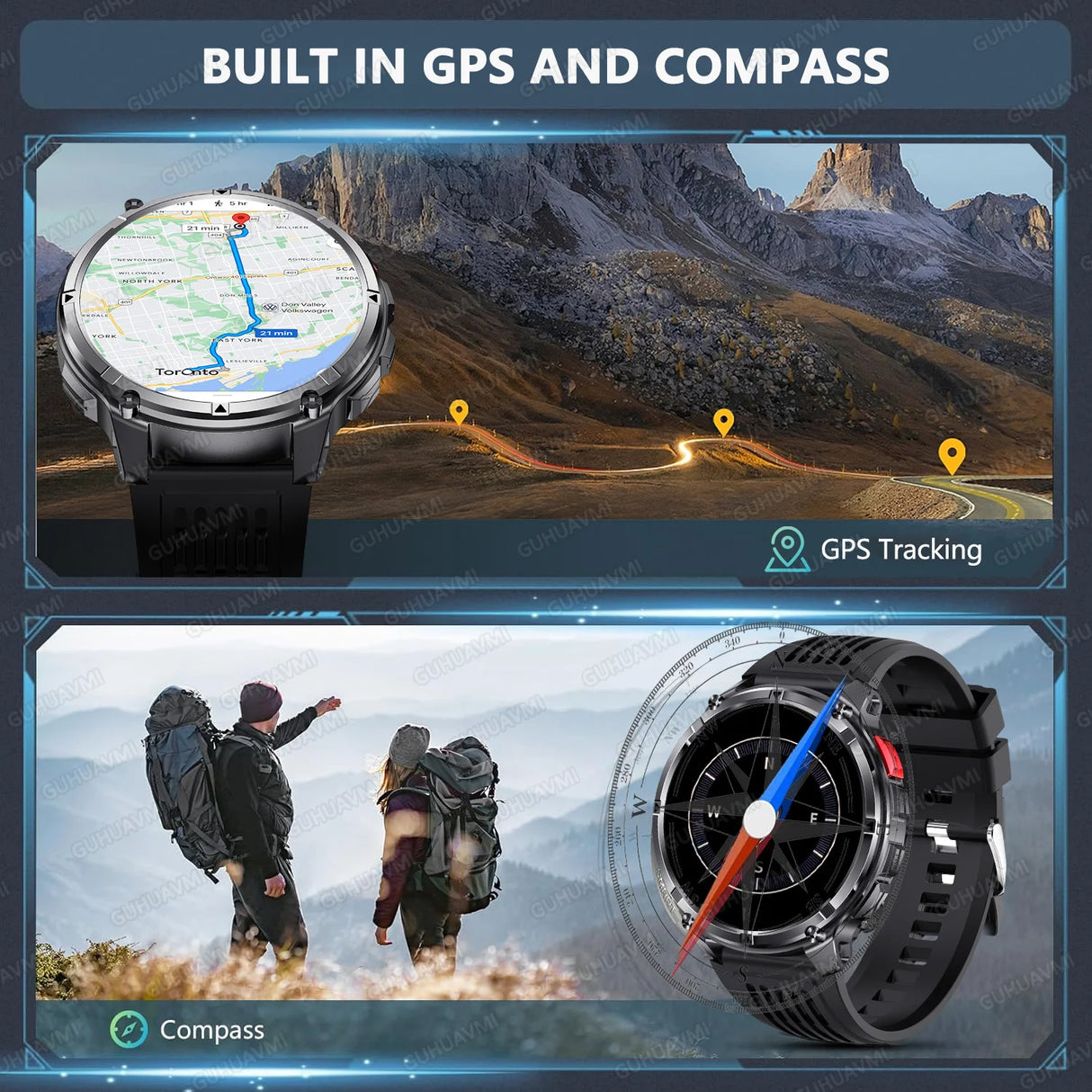 Adimerah T-Rex3 Pro GPS AMOLED Smart Watch