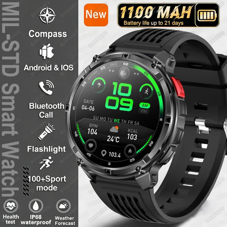 Adimerah T-Rex3 Ultra Military Smart Watch