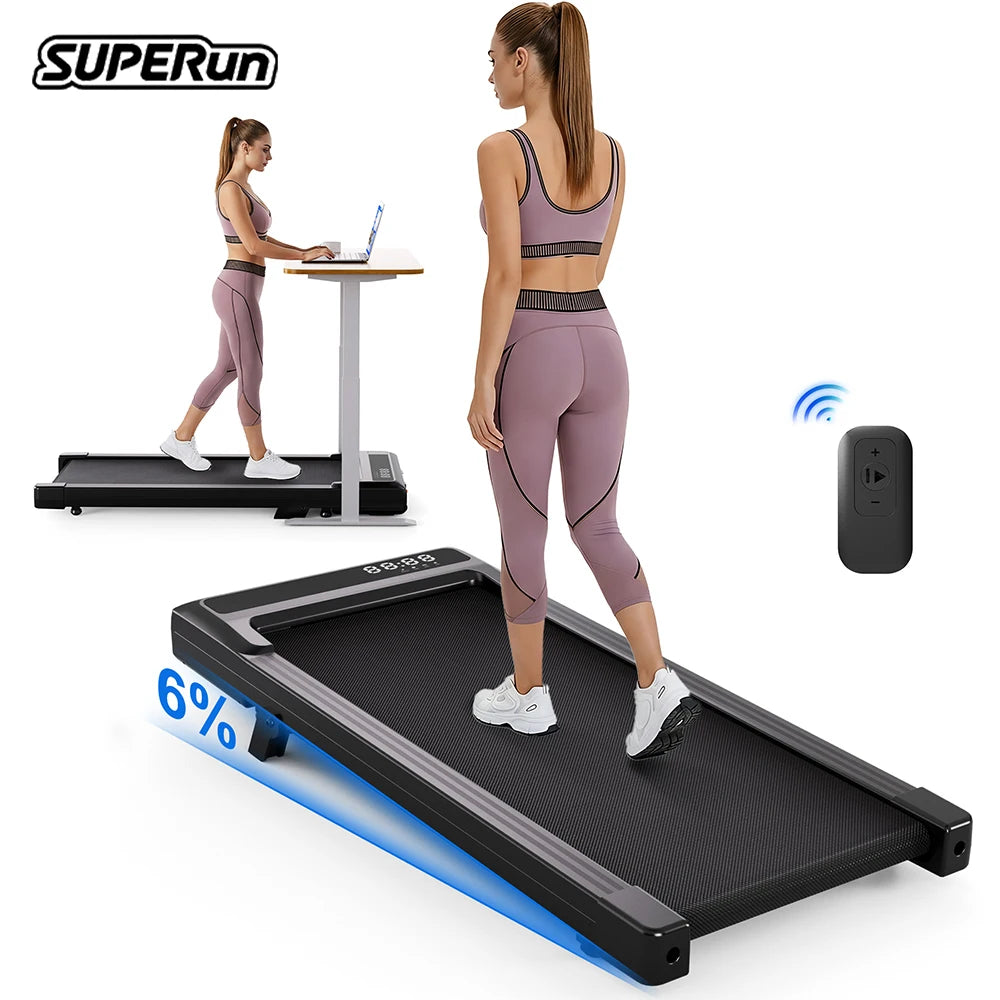 Adimerah Compact Walking Pad Foldable Treadmill For Home/Office 2.5HP Motor.