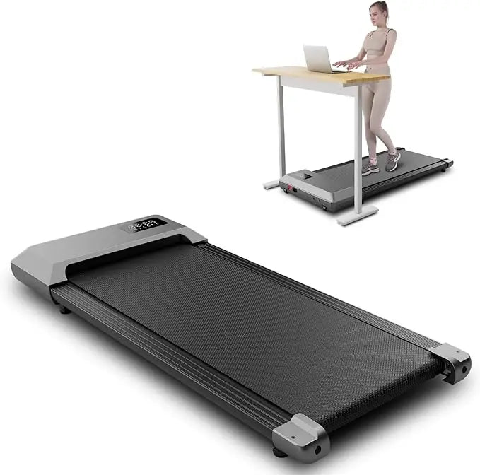Adimerah Compact Walking Pad – Superun 2-in-1 Home & Office Treadmill, 2.5 HP Mini Treadmill for Small Spaces with APP & Remote Control