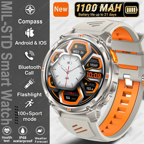 Adimerah T-Rex3 Ultra Military Smart Watch