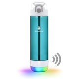 Adimerah Smart Hydration Bottle – App Connected, 800ML Tritan Plastic, Reminder & Water Intake Tracker with Lights, Sound, Straw, Rechargeable