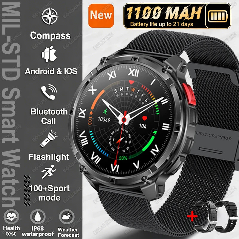 Adimerah T-Rex3 Ultra Military Smart Watch