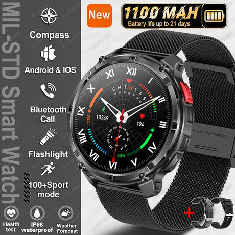 Adimerah T-Rex3 Ultra Military Smart Watch