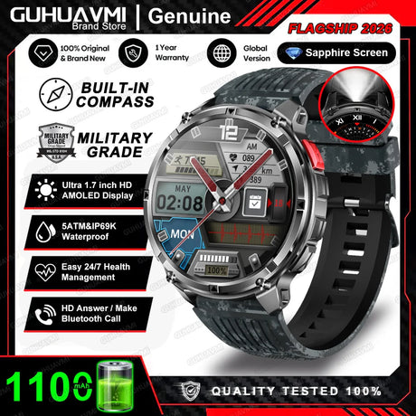 Adimerah T-Rex3 Pro GPS AMOLED Smart Watch