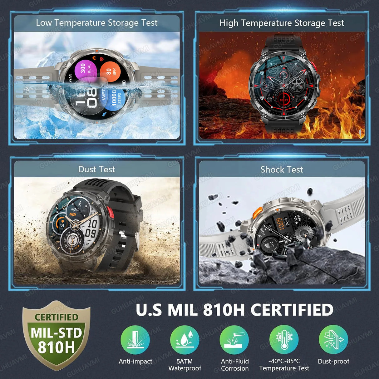 Adimerah T-Rex3 Pro GPS AMOLED Smart Watch
