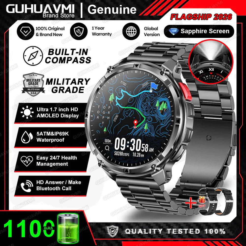 Adimerah T-Rex3 Pro GPS AMOLED Smart Watch