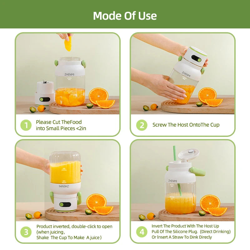Adimerah Premium Portable Blender Suitable For Juicing Fruits And Vegetable