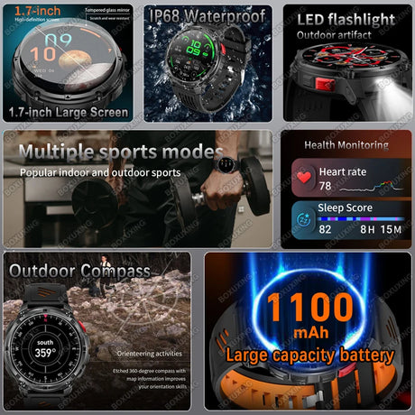Adimerah T-Rex3 Ultra Military Smart Watch