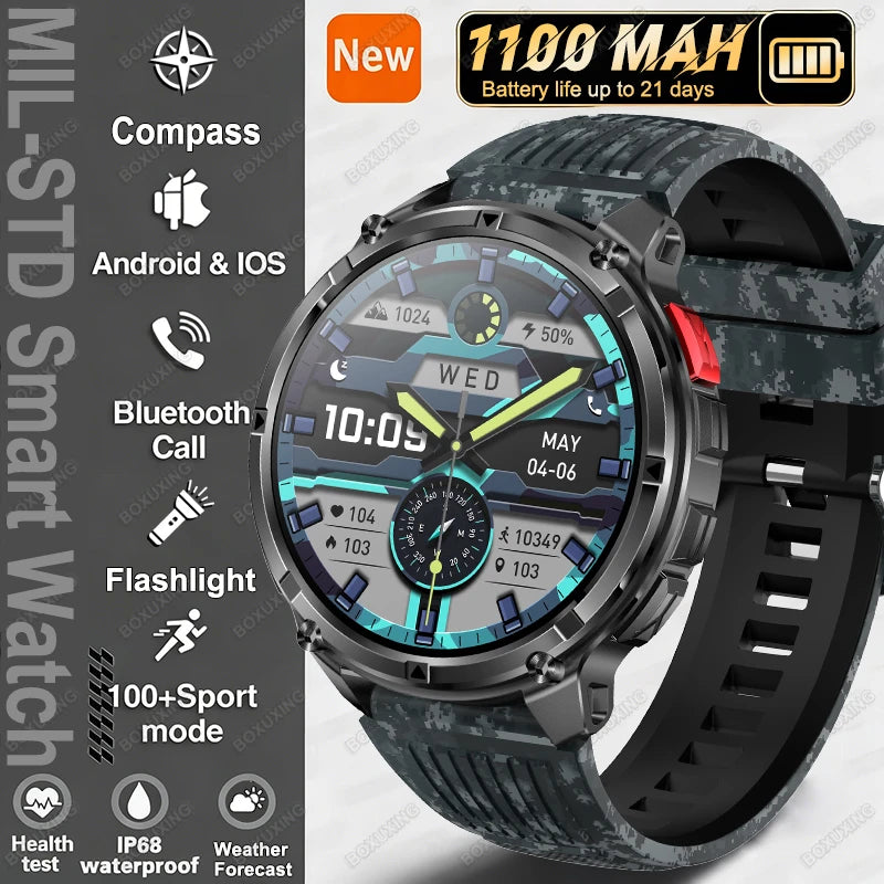 Adimerah T-Rex3 Ultra Military Smart Watch