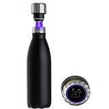 Adimerah water reminder Hydration Bottle – 304 Stainless Steel UV Sterilization Thermos, 500ML Double-Layer Vacuum Insulated Sports Kettle