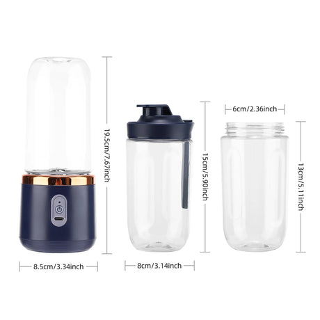 Adimerah Mini USB Portable 6 Blades Blender