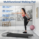 Adimerah Compact Walking Pad - 2.5HP, 300 lbs Capacity