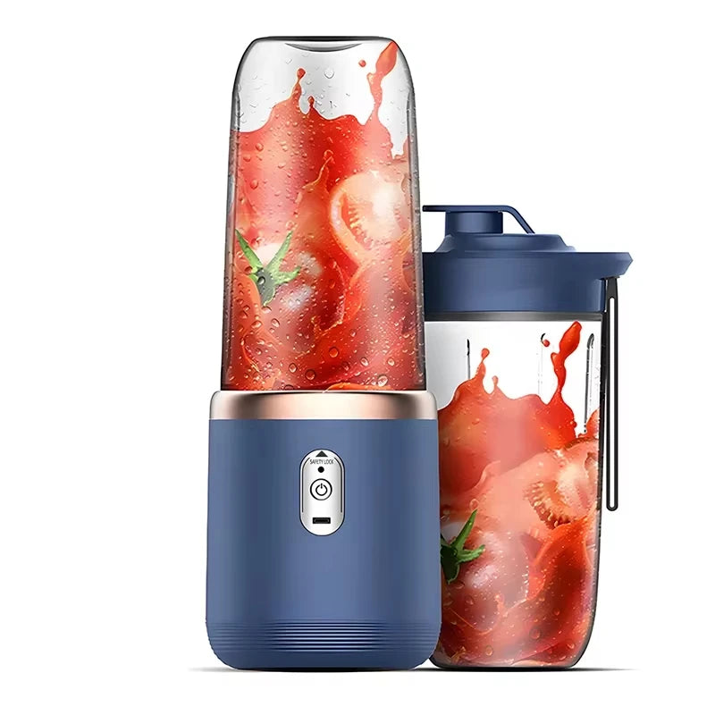 Adimerah USB Portable Personal Mini Juicer Cup Handheld Travel Blender Single Double Cups for Water Bottles