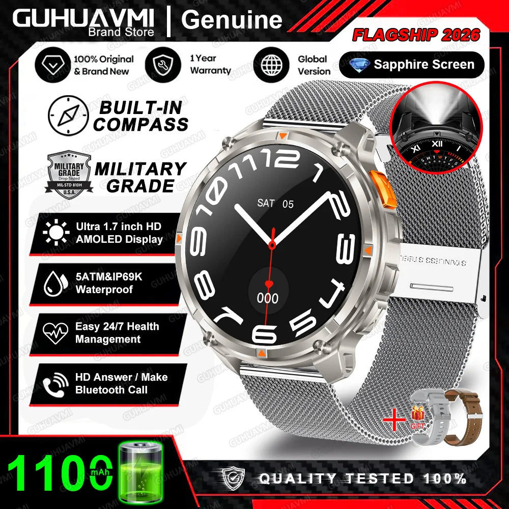 Adimerah T-Rex3 Pro GPS AMOLED Smart Watch