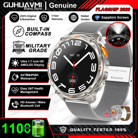Adimerah T-Rex3 Pro GPS AMOLED Smart Watch