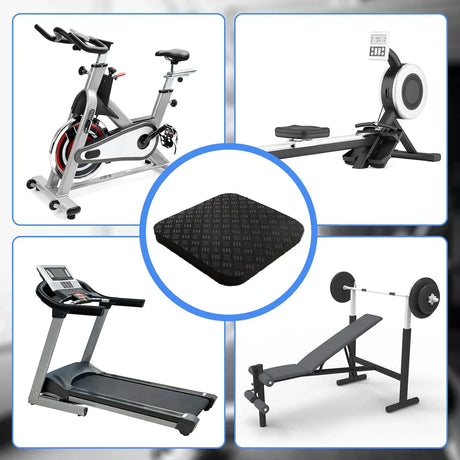 Adimerah Comfort Desk 6Pcs Silicone Treadmill Mats