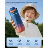 Adimerah Smart Hydration Bottle – 16oz/500MLwith Reminder & Tracker, Android/ ios App Connected
