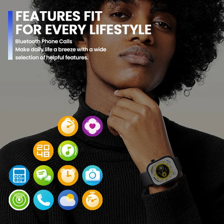 Adimerah Bluetooth Calling Smart Watch for men/women