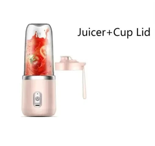 Adimerah USB Portable Personal Mini Juicer Cup Handheld Travel Blender Single Double Cups for Water Bottles