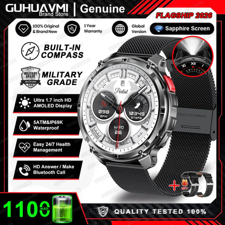 Adimerah T-Rex3 Pro GPS AMOLED Smart Watch